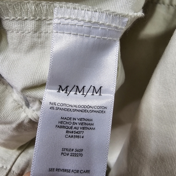 Cabi Kenya Safari Jacket Ivory Twill Size Medium - Picture 11 of 11